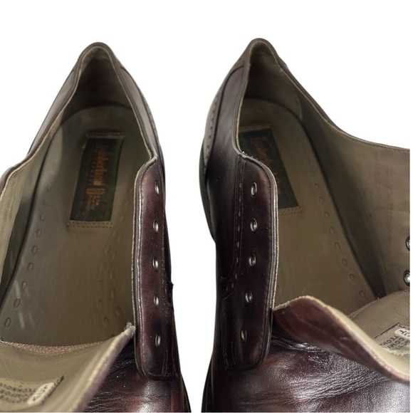 Timberland Waterproof Brown Leather Comfort Oxfords Men’s Lace Up Shoes - Picture 9 of 13